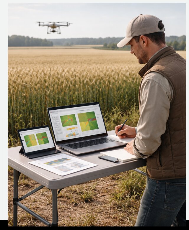 Система AI прогнозирования урожайности для точных агрономий в Череповце