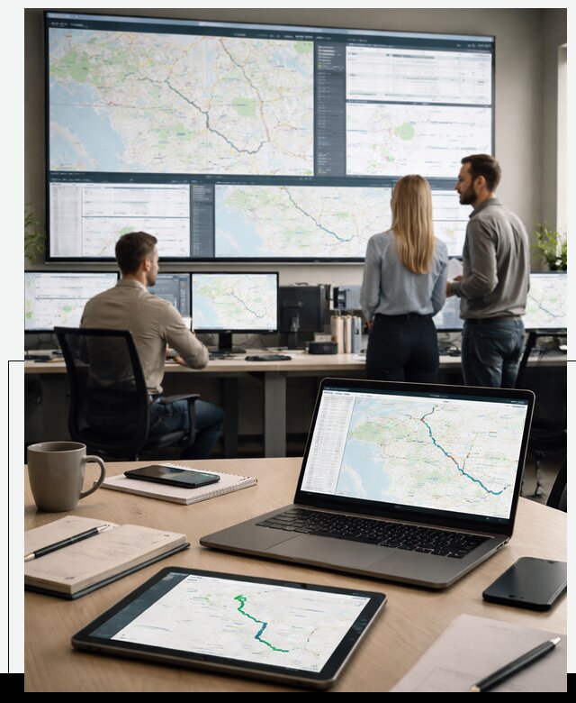 Трекинг грузов и Fleet Management, мониторинг автопарка в Череповце