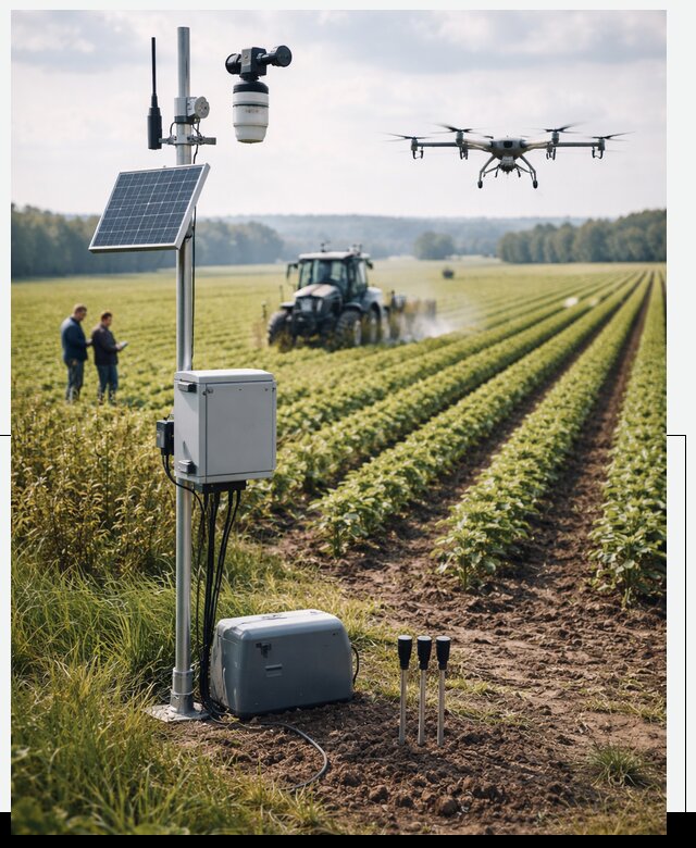 Разработка IoT мониторинга полей в Череповце от 8688 р. | АвикейЧрп